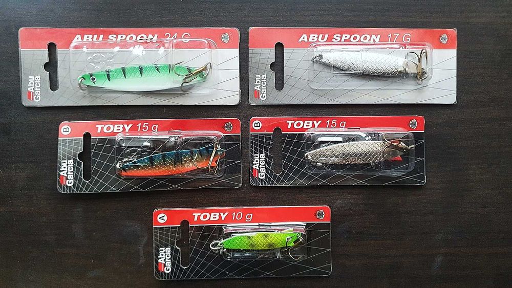 Błystka Abu Garcia Toby i Spoon 10-24g / Zestaw 5 sztuk
