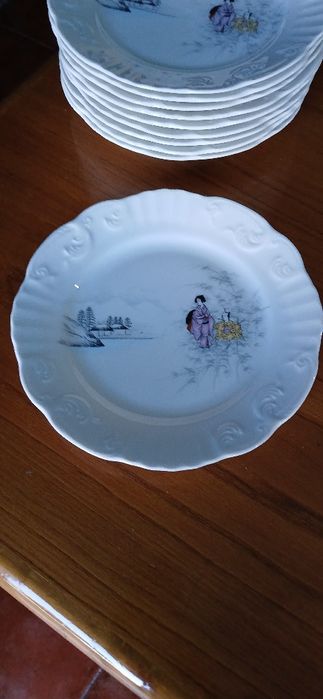 Prato de sobremesa Vista Alegre