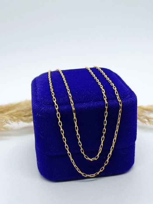 Klasyczny łańcuszek ze złota, złoto pr 585