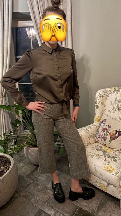Новые штаны брюки женские теплые кюлоты палаццо Max Mara