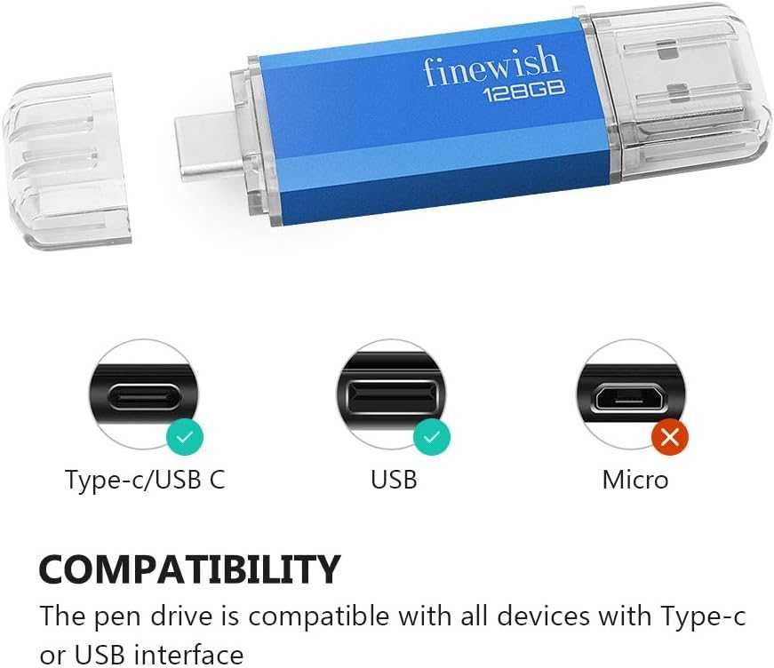 Pamięć USB Type C 128 GB, 2 w 1, spp672