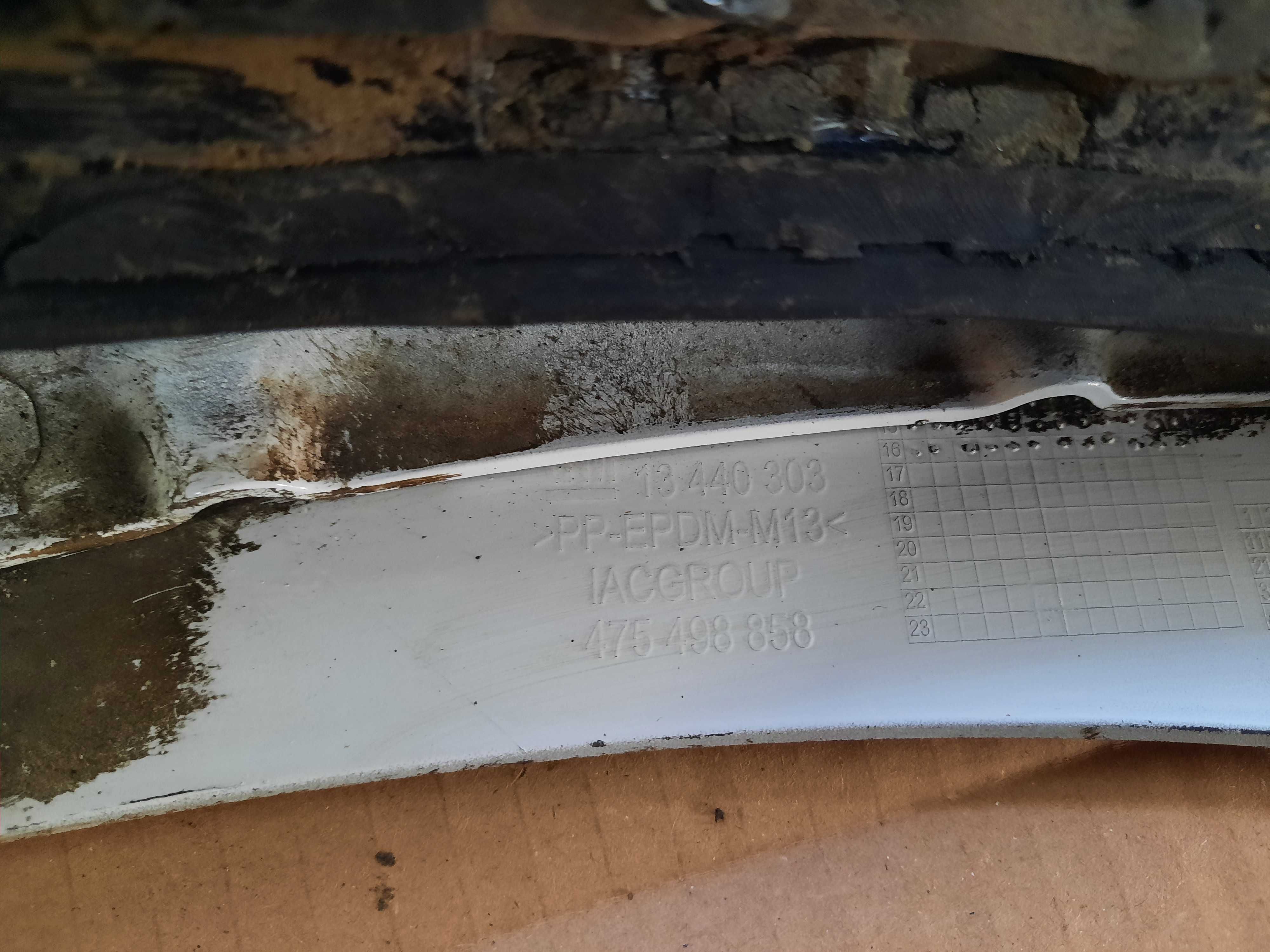 dokładka zderzaka sierp OPC line Opel Corsa E