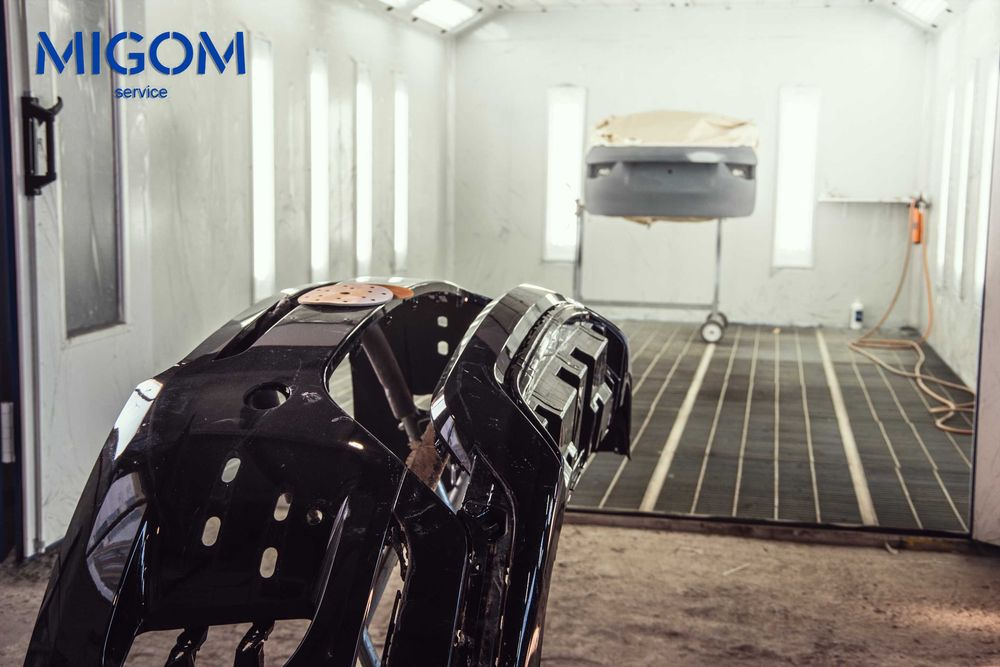 Покраска бампера