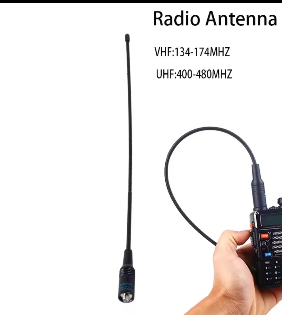Antena radio dual band VHF/UHF baofeng nova