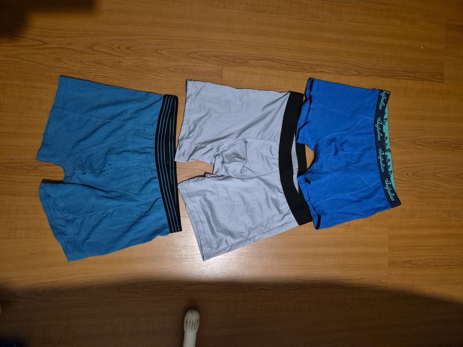 Boxers, meias usados