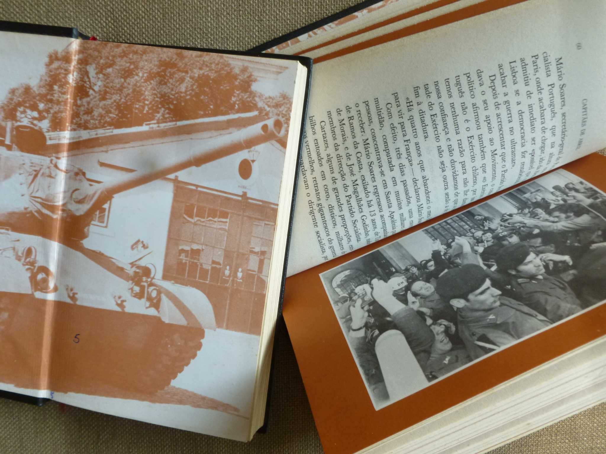 25 de Abril - livro: Capitães de Abril - volume I + volume II