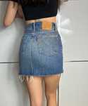 Spódniczka Levi’s Premium Nowa Kolekcja Blue Skirt