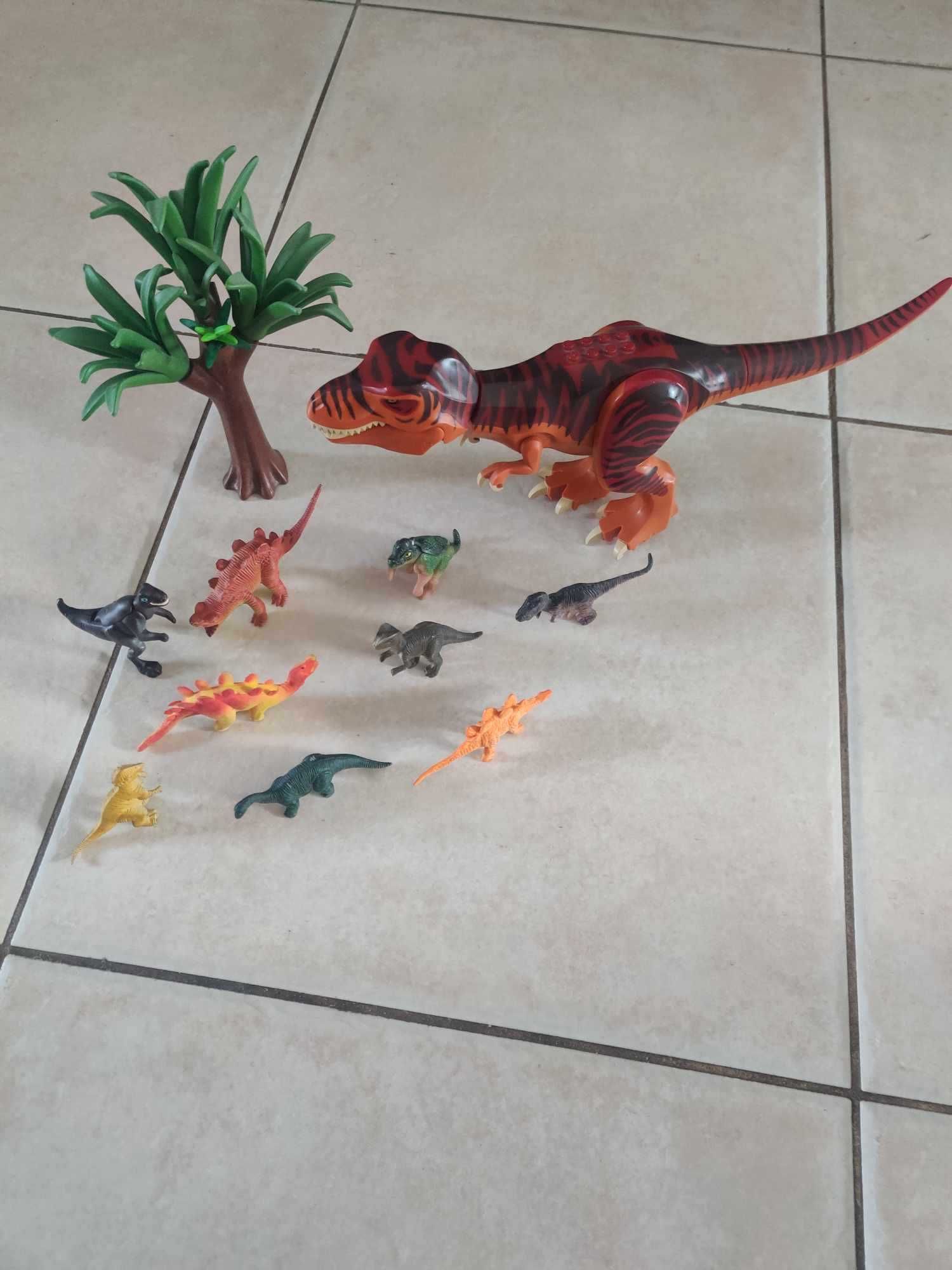 Zestaw dinozaurów 80+ gra interaktywna Świat Dinozaurów plus szablony,