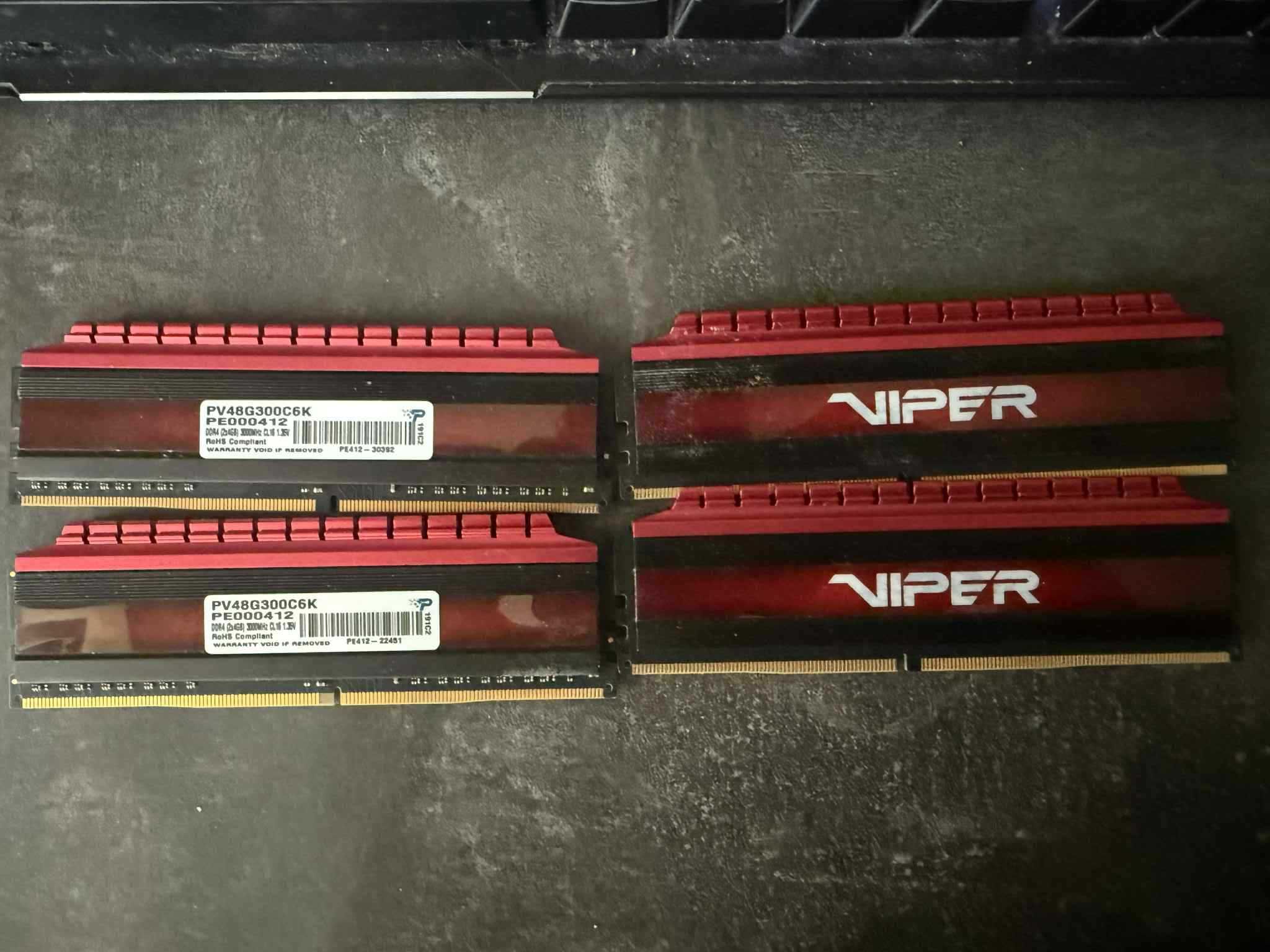 Pamięć RAM Patriot Viper 4 DDR4 4x4 GB 3000MHz CL16 – 16 GB (4x4 GB)
