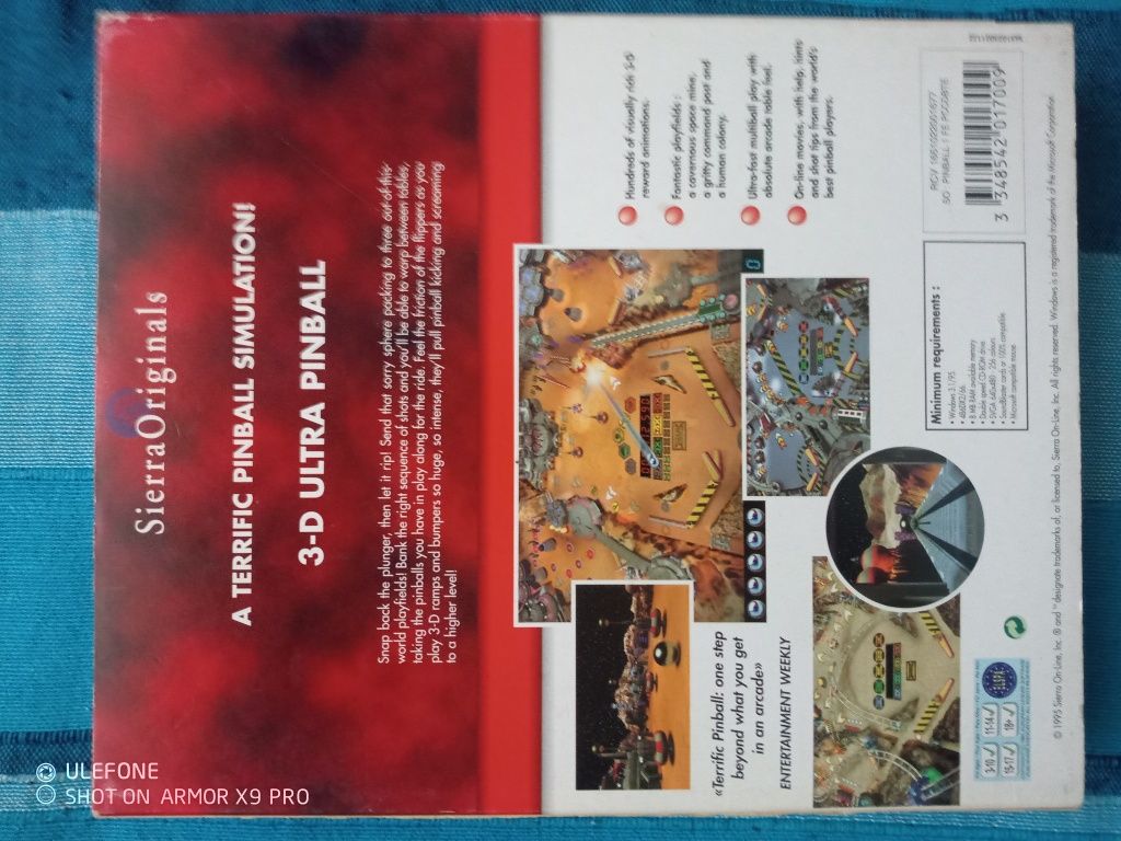 Pinball 3D PC em caixa