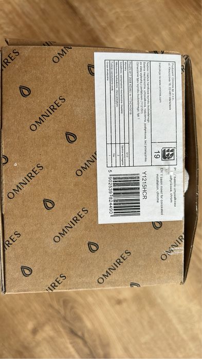 Omnires Y bateria umywalkowa podtynkowa, chrom