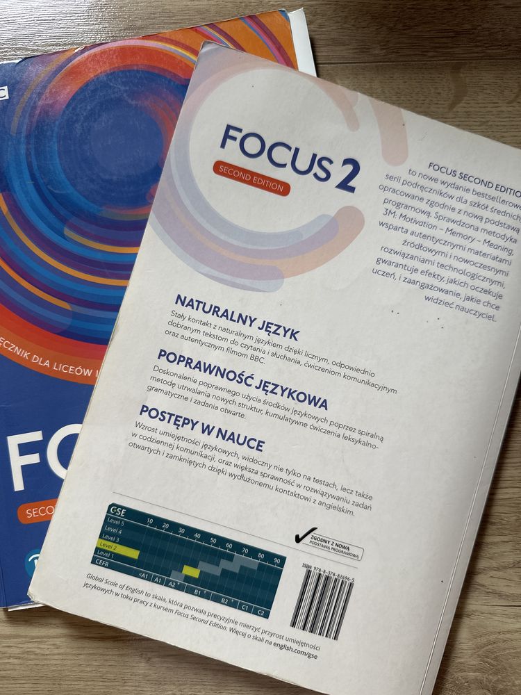 Podrecznik/ ćwiczenia FOCUS 2. Komplet.