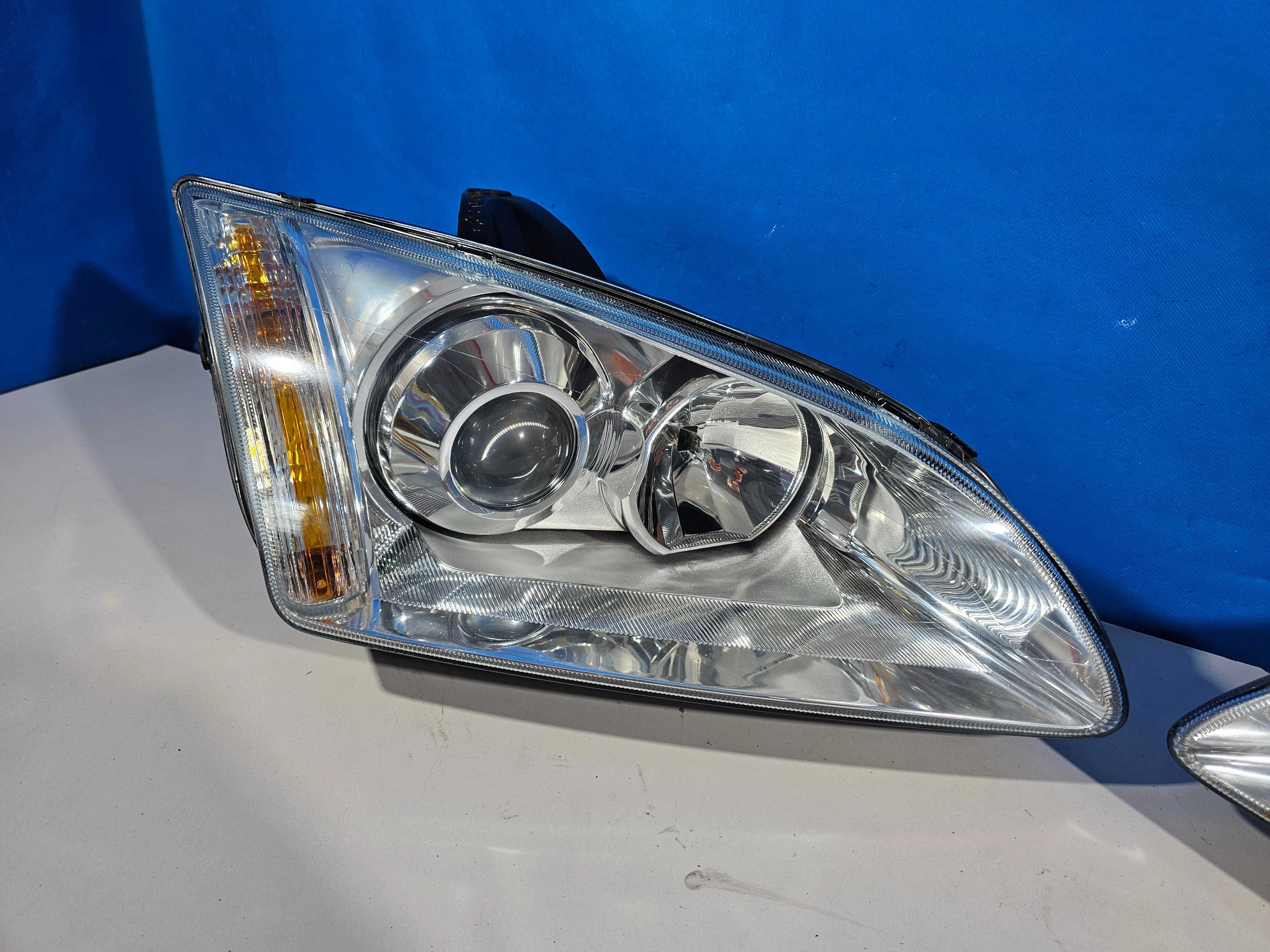 Ford Focus MK2 2 II Lampy Przednie Bi-Xenon Lewa+Prawa Europa IGŁA