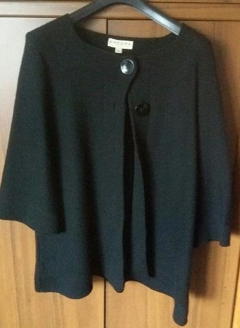 Sweter czarny damski rozpinany ANCORA rozmiar XL