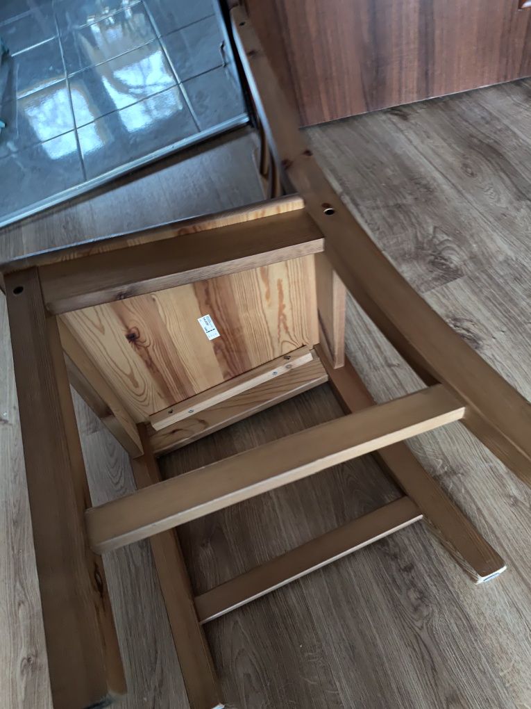 Stol rozkladany z 6 krzesłami ikea