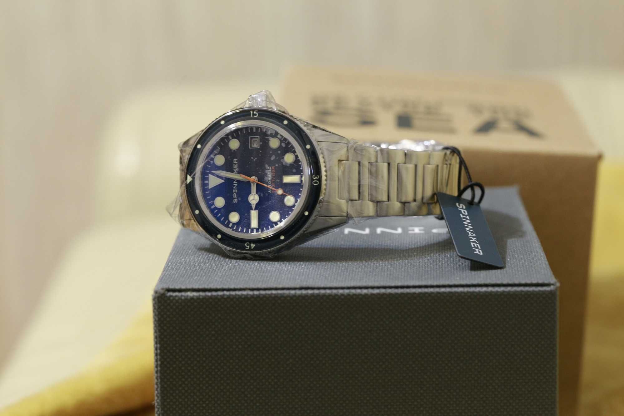 Zegarek Spinnaker Cahill Mid-size Automatic
Admiral Blue Nowy