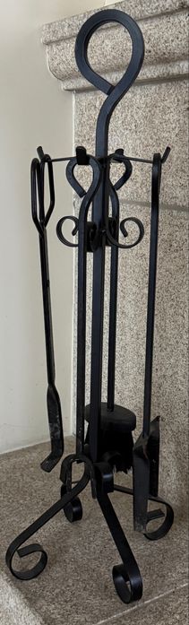 Ferramentas para limpeza de lareira