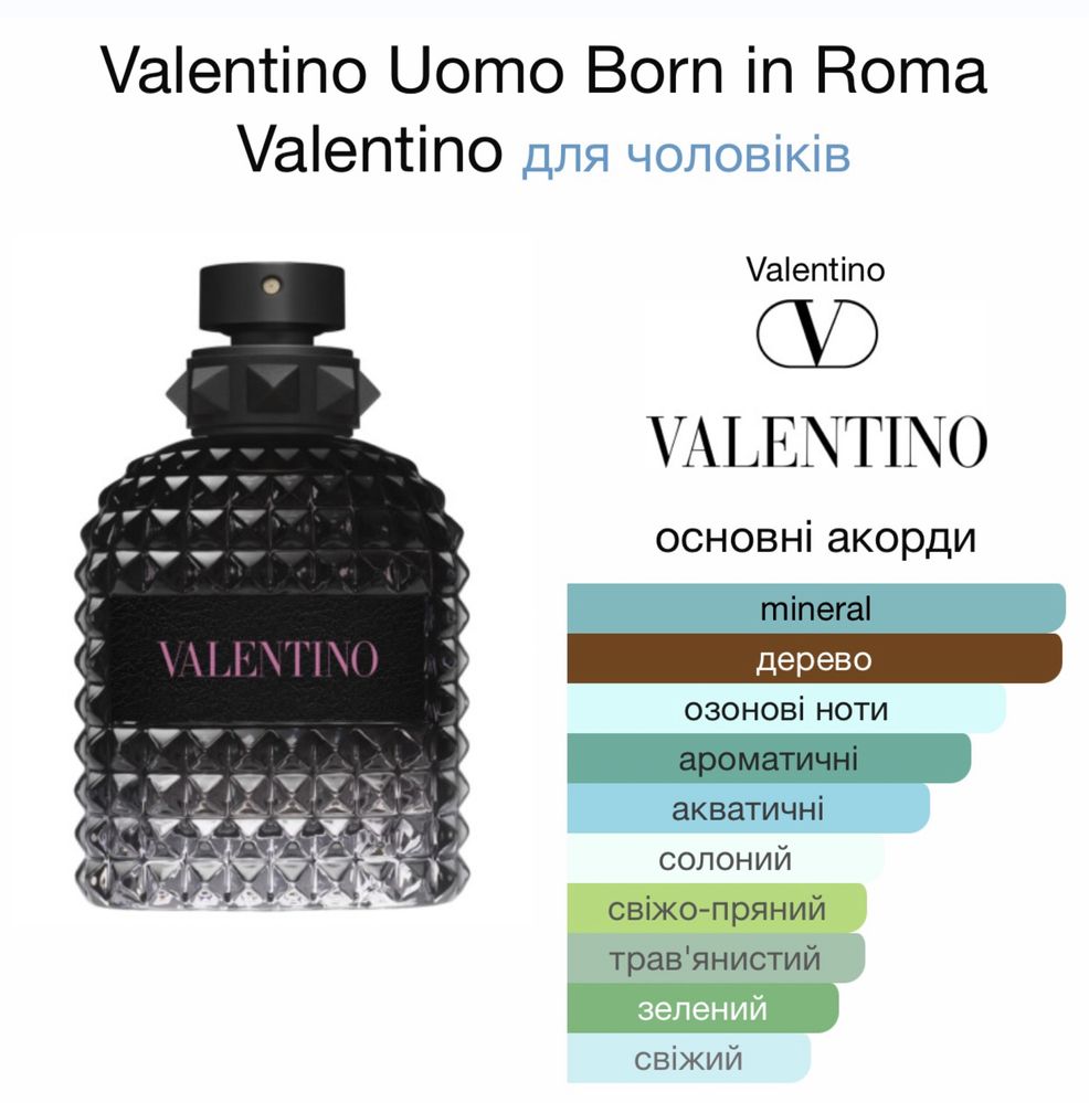 Парфумована вода Valentino Uomo Born in Roma 100мл,(Premium)