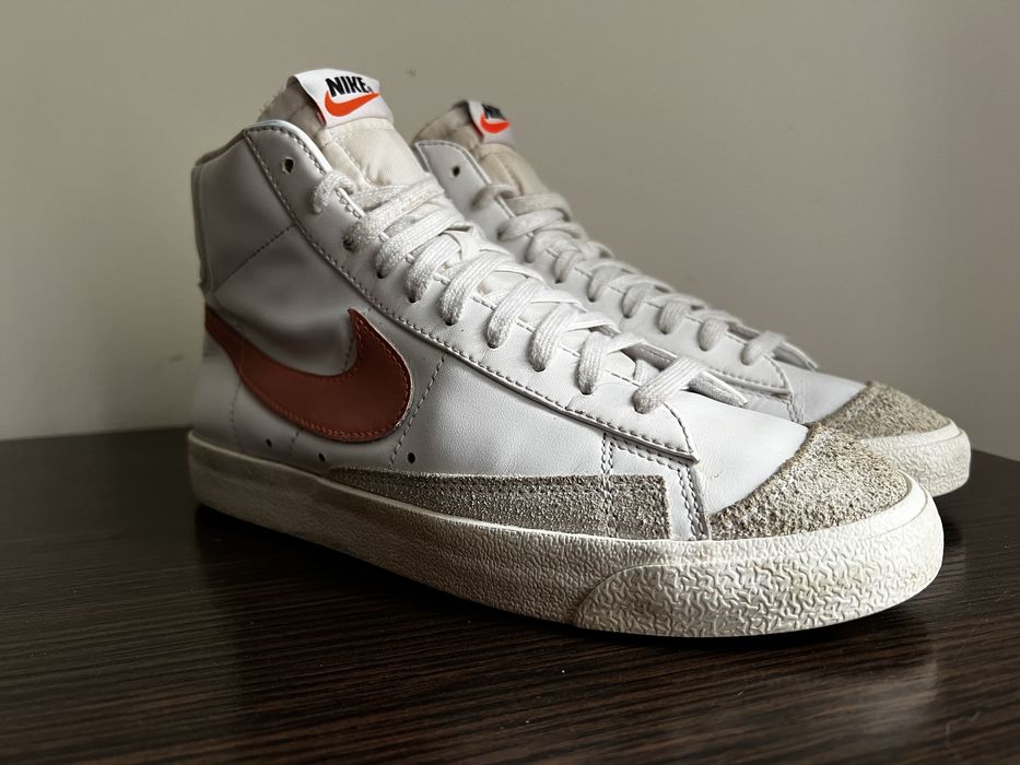 Кеди Nike Blazer Mid 77 White Atomic Pink CZ1055-110 Роз 40 на 25.5 см