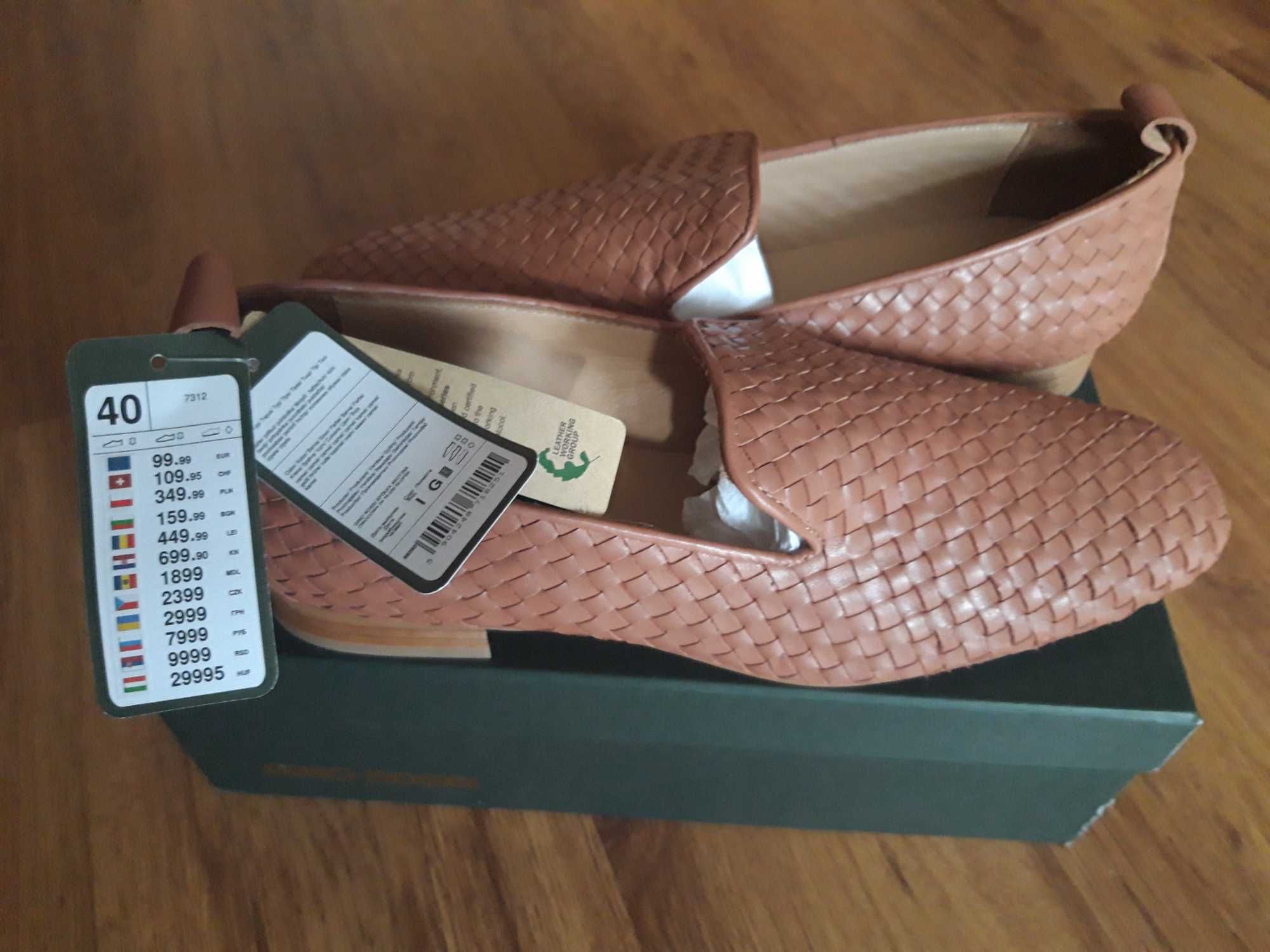 Gino rossi lordsy buty camel/brąz 40