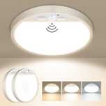 slochi Zestaw 2 lamp sufitowych LED z czujnikiem ruchu, 15W