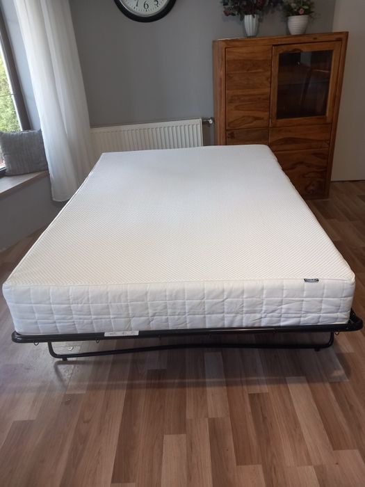 Nowy 1/2 Ceny Materac sprężynowy + memory VATTAO z Ikea na bolący kręg