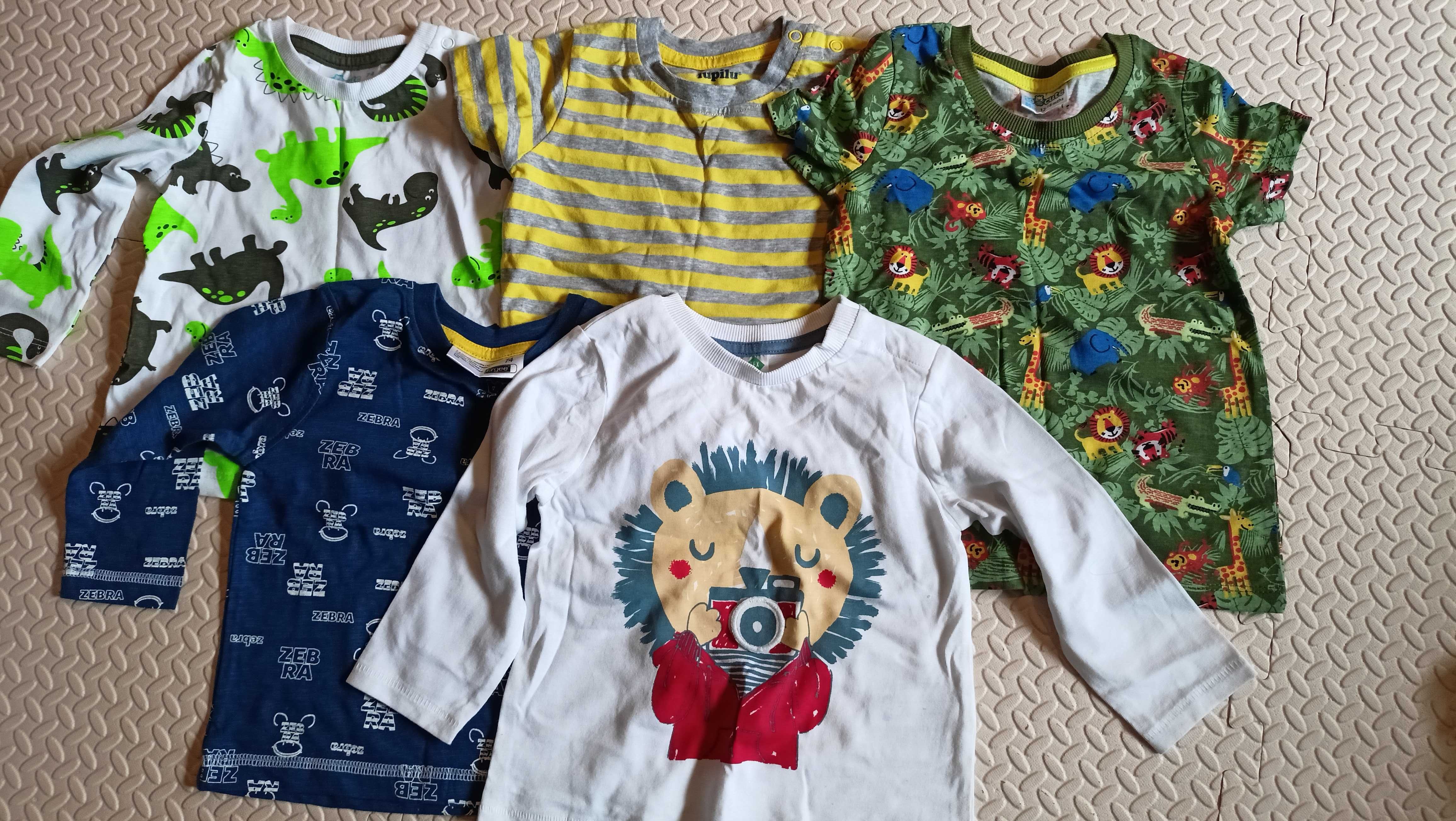 Nowe ubrania chłopięce 74-86