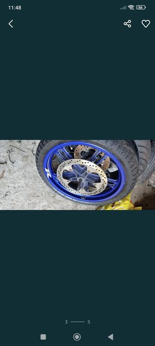 Yamaha yzf r 125 koło felga tarcza opona