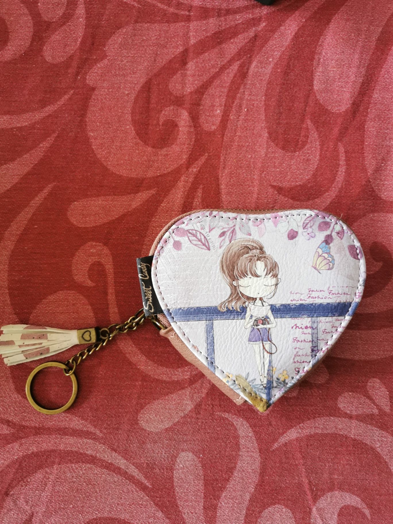 Porta moedas e carteirinha