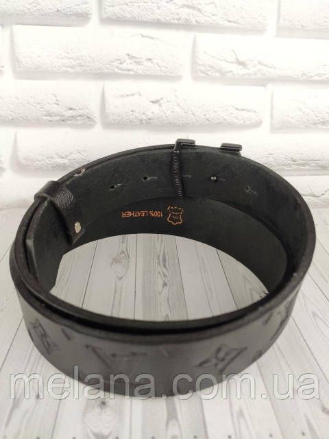 Кожаный ремень Louis Vuitton Луи Витон ЛВ шкіряний ремінь