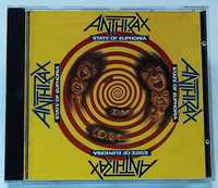 Anthrax – State Of Euphoria CD 1988, pierwsze wydanie niemieckie!