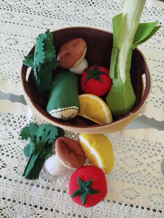 Cestas Comida de brincar