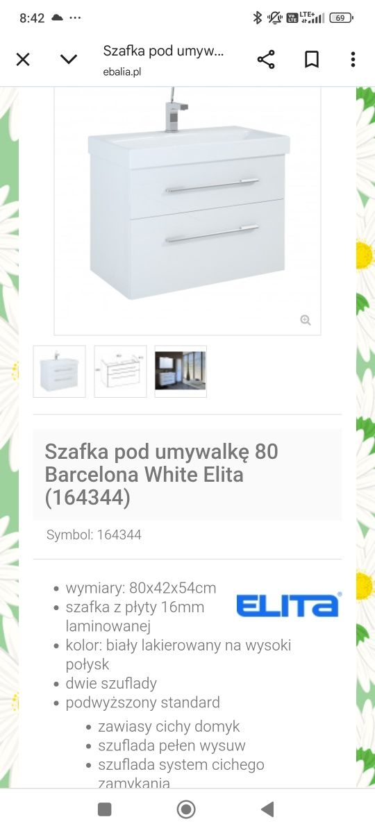 Szafka łazienkowa Barcelona