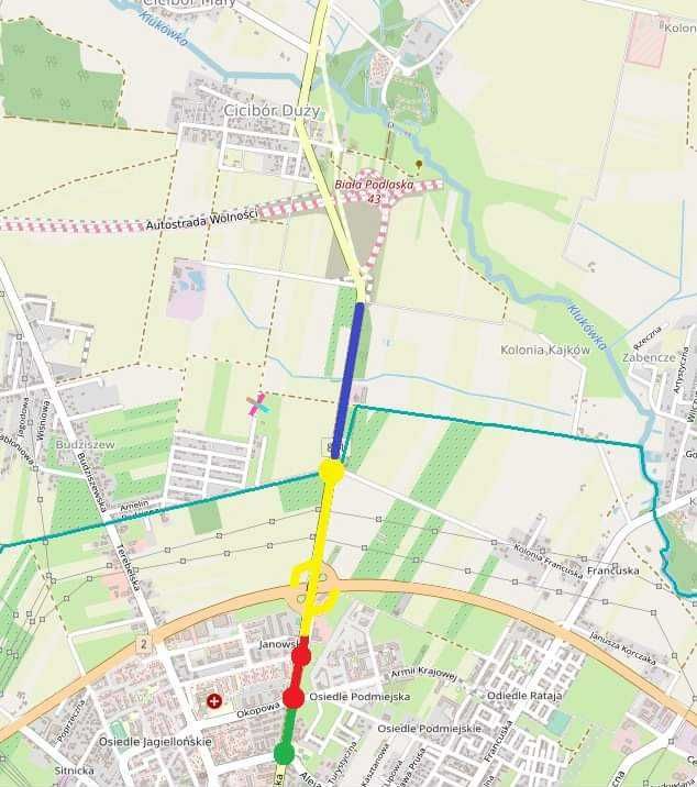 Atrakcyjna, duża działka Cicibór Duży, ok.800m od granic Białej Podl.