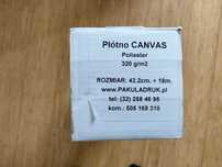 Papier Płótno Canvas Poliester 320 g/m2 43,2 x 18m Pakuladruk