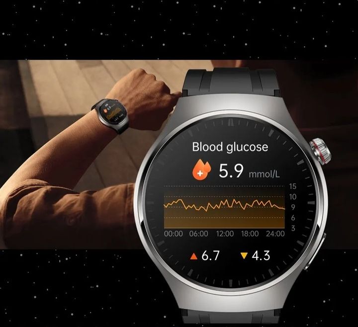 Zegarek Smartwatch Amoled Pomiar Curku Ekg Glukoza Bmi Rozmowy Ciśnien