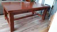 Ława Stół drewniany solidny Made in Malezja