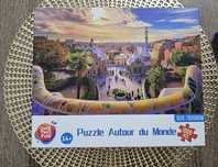 Puzzle 1000 elementów Barcelona - Park Guell