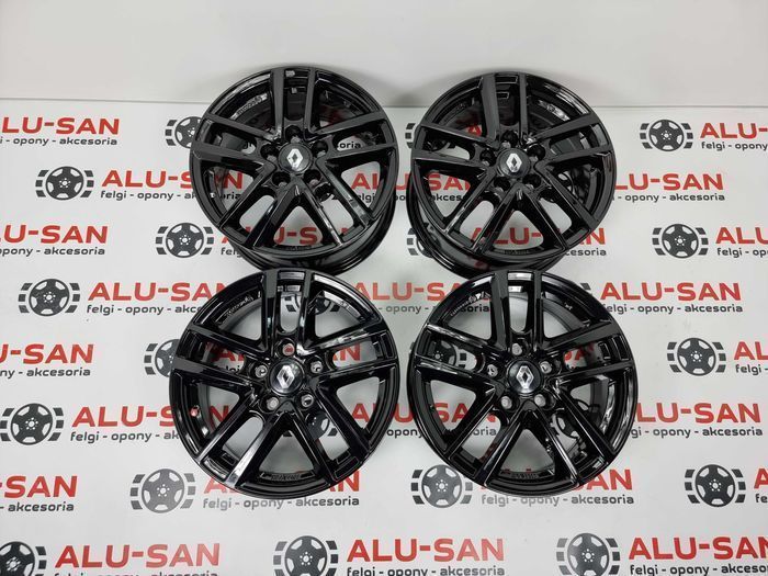 NOWE alufelgi RENAULT 16" 5x114,3 Captur Fluence Talisman Czarne
