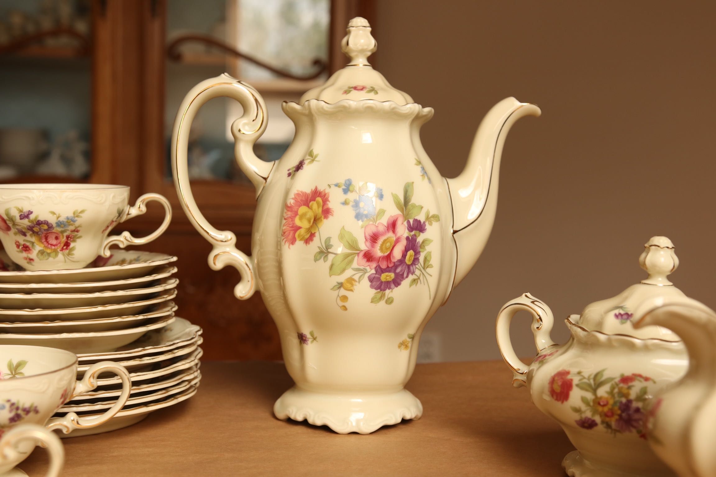 Serwis Rosenthal Pompadour porcelana dla 6 osób