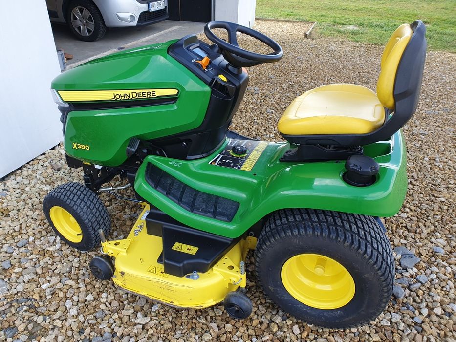 John deere x380,v2 Kawasaki 23HP x350 x540 + gratis zbieracz do trawy