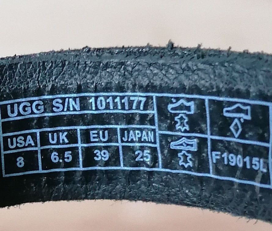 UGG skórzane sandały