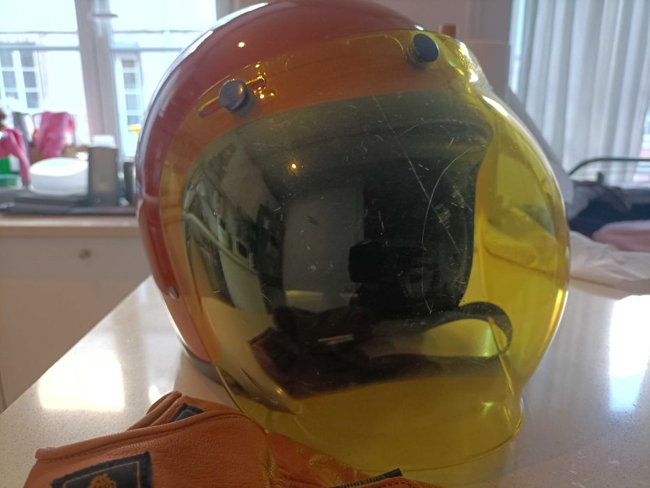 Capacete DMD Jet Vintage Rame - S