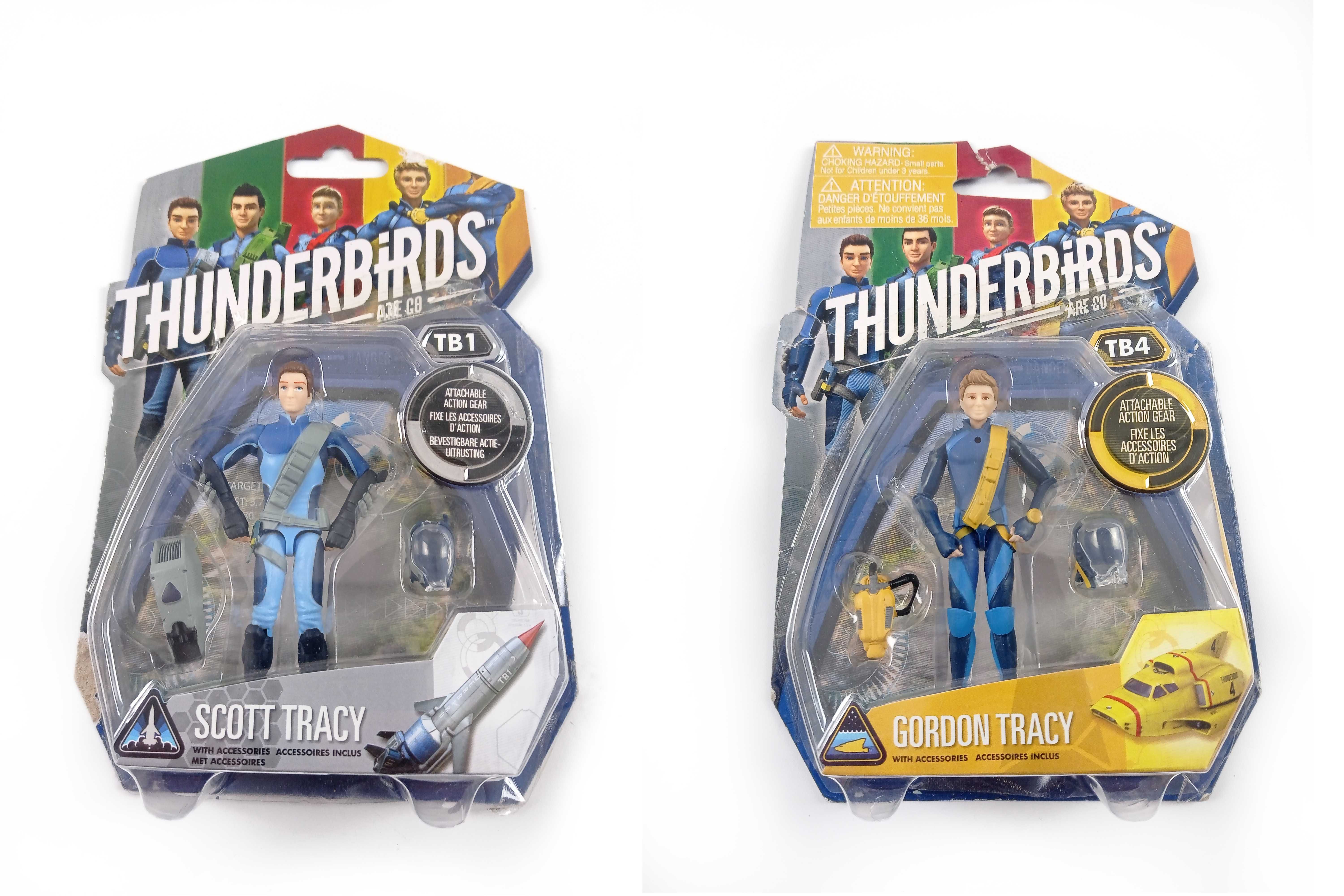 Dwie Figurki Thunderbirds Are Go TB1 TB4 Scott Gordon Tracy