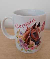 kubek Marysia i koń / dla Marysi z koniem