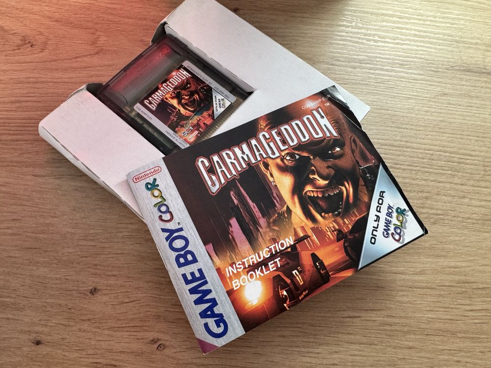 Carmageddon EUR Game Boy Color CIB Oryginalna gra zestaw box