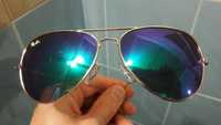 Солнцезащитные очки Ray-Ban Aviator синее зеркало RB3026 оригинал