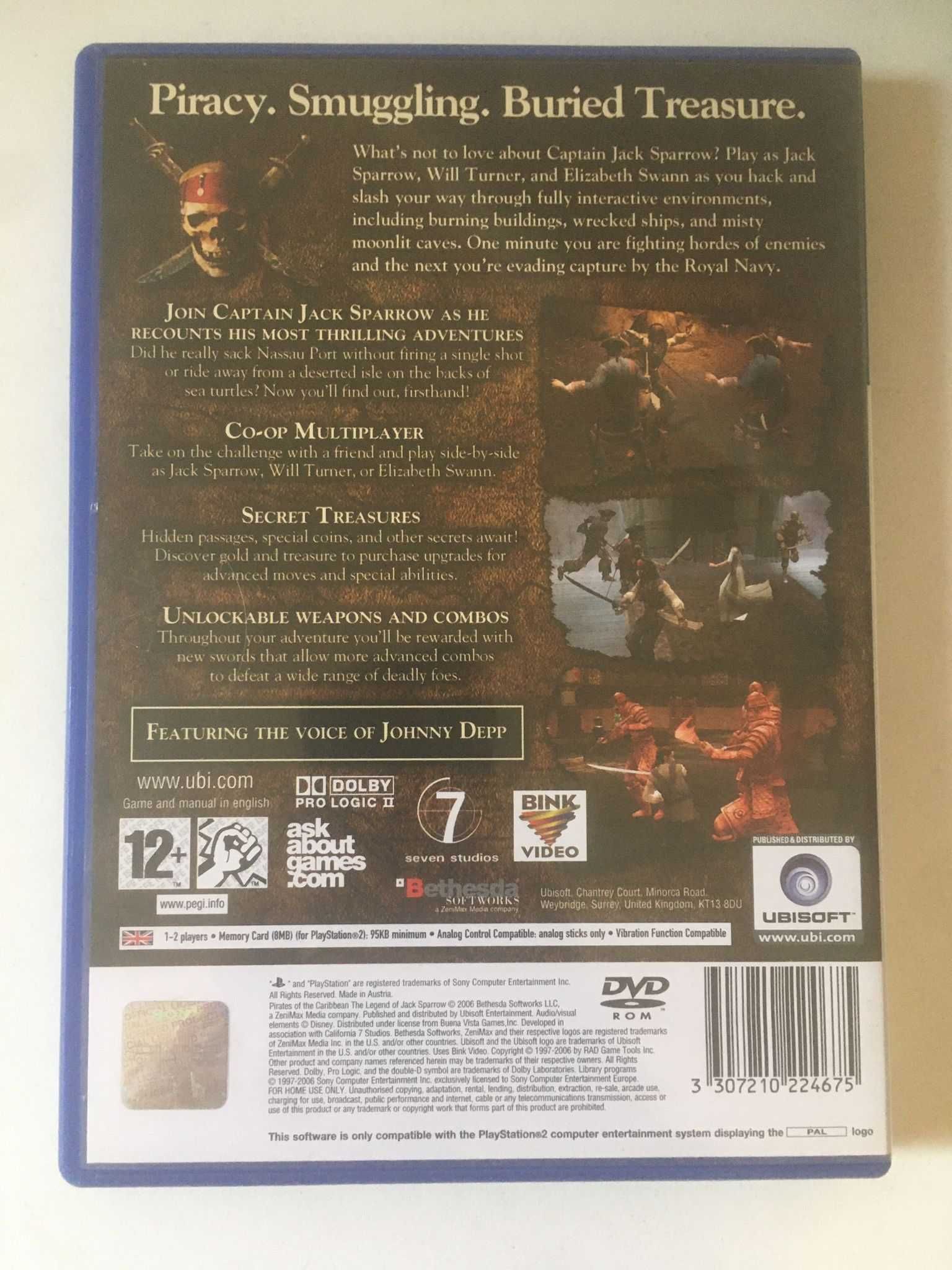 PS2 - Pirates Of The Caribbean The Legend Of Jack Sparrow