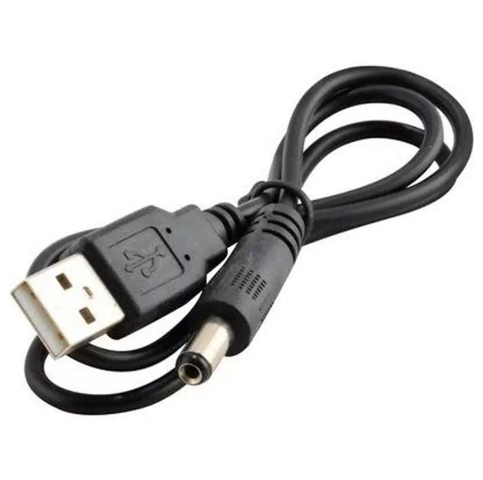 Переходник кабель USB 5.5mm x 2.1mm DC 5V 2A