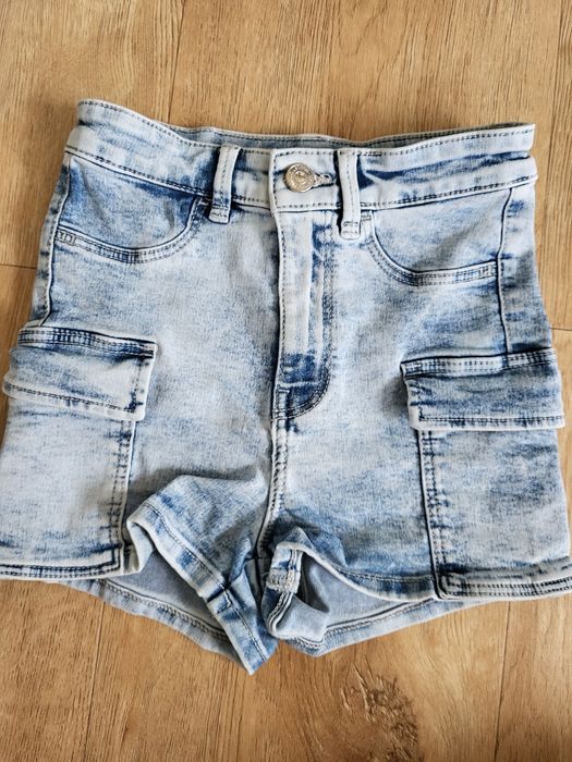 Sinsay 32 152/158 szorty jeansowe krótkie spodenki
